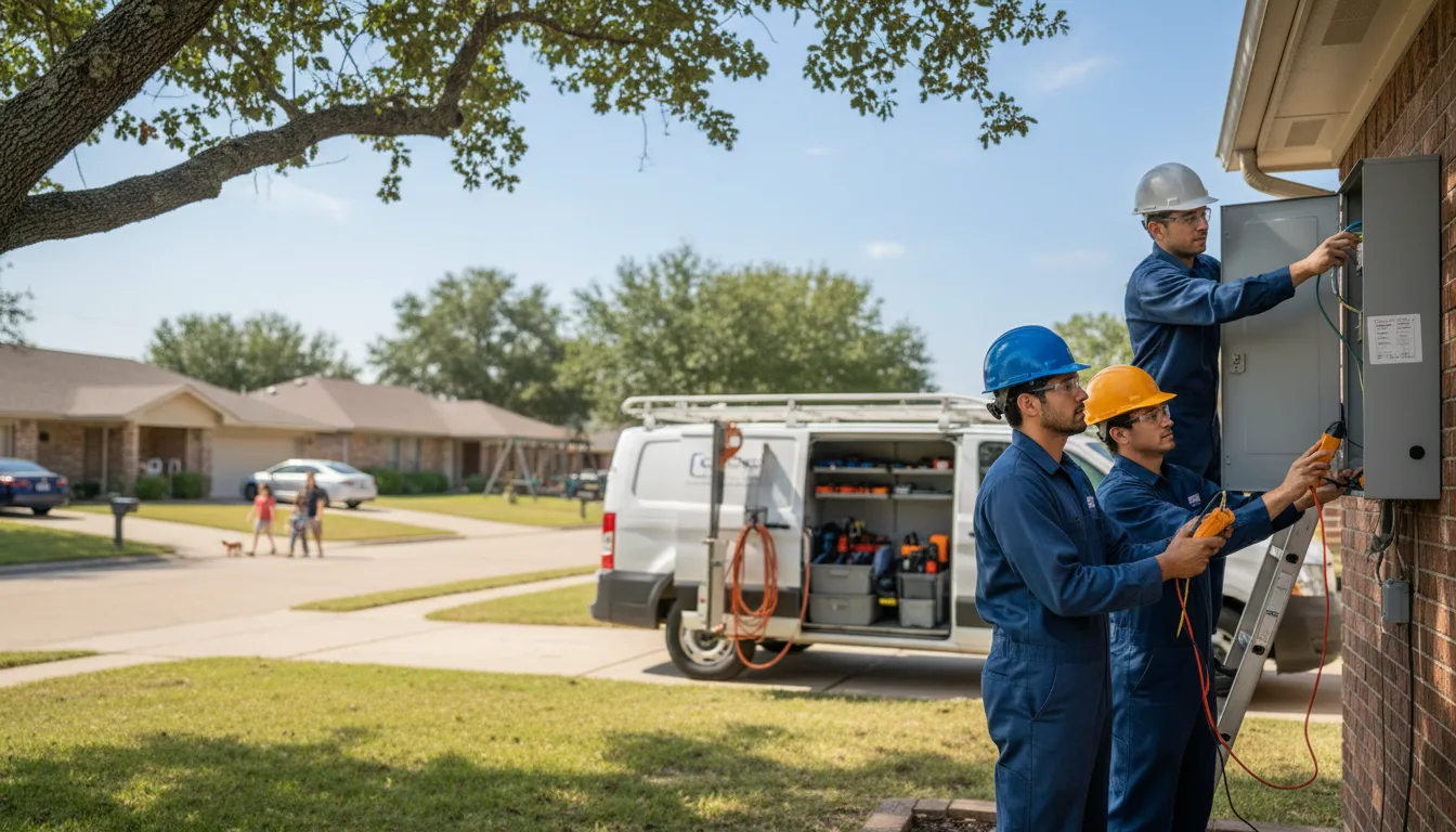 Certified electrician providing emergency electrical services in Hinckley, OH